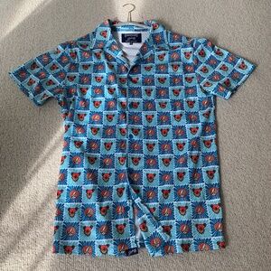 Men's Grateful Dead Polo Shirt Golf Shirt, size Medium